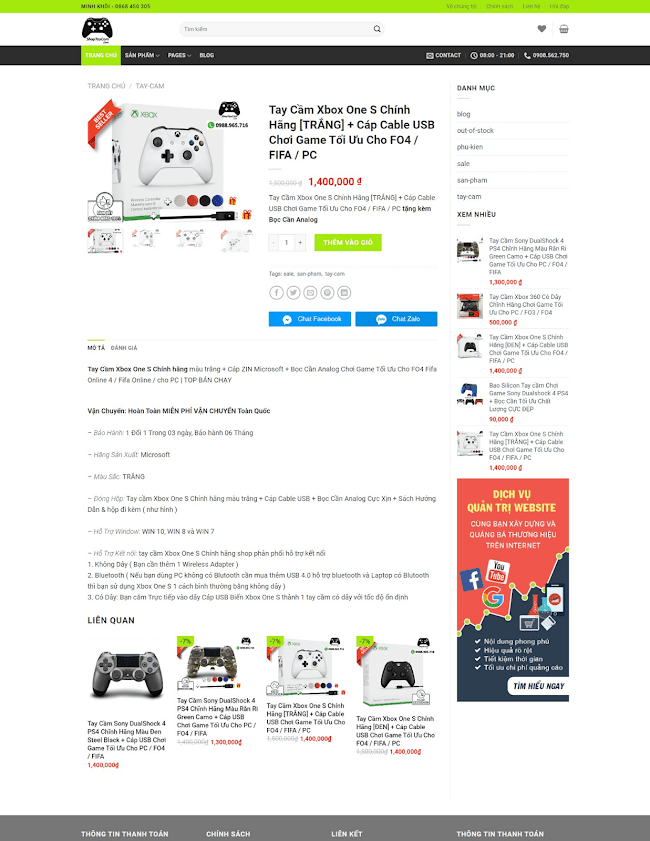 Template blogspot bán hàng cao cấp ShopTayCam